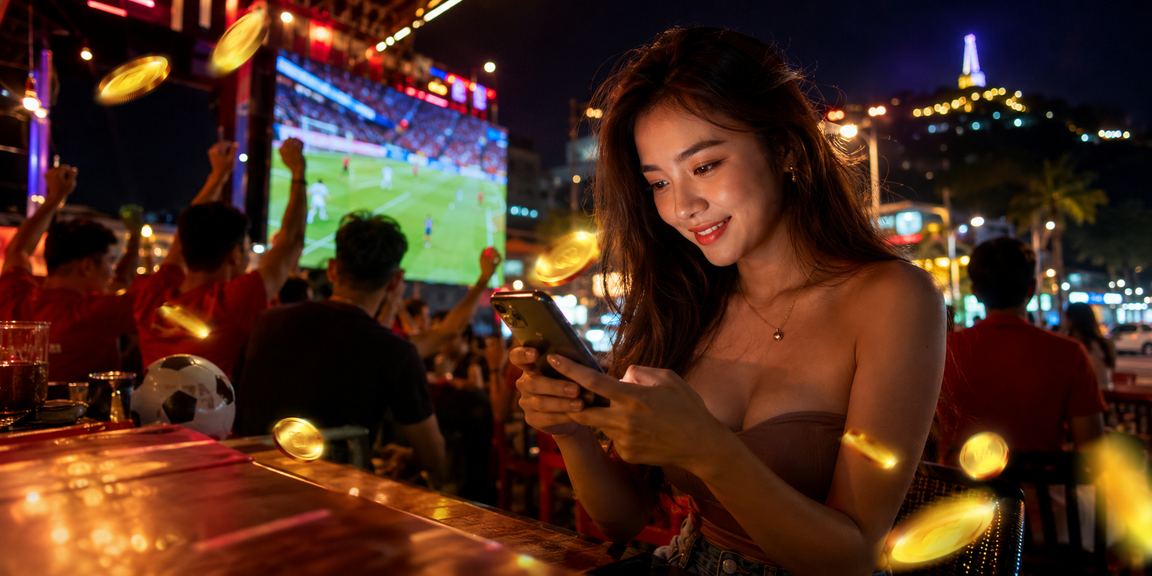Cảnh sân bóng đá và cược bóng đá Việt Nam